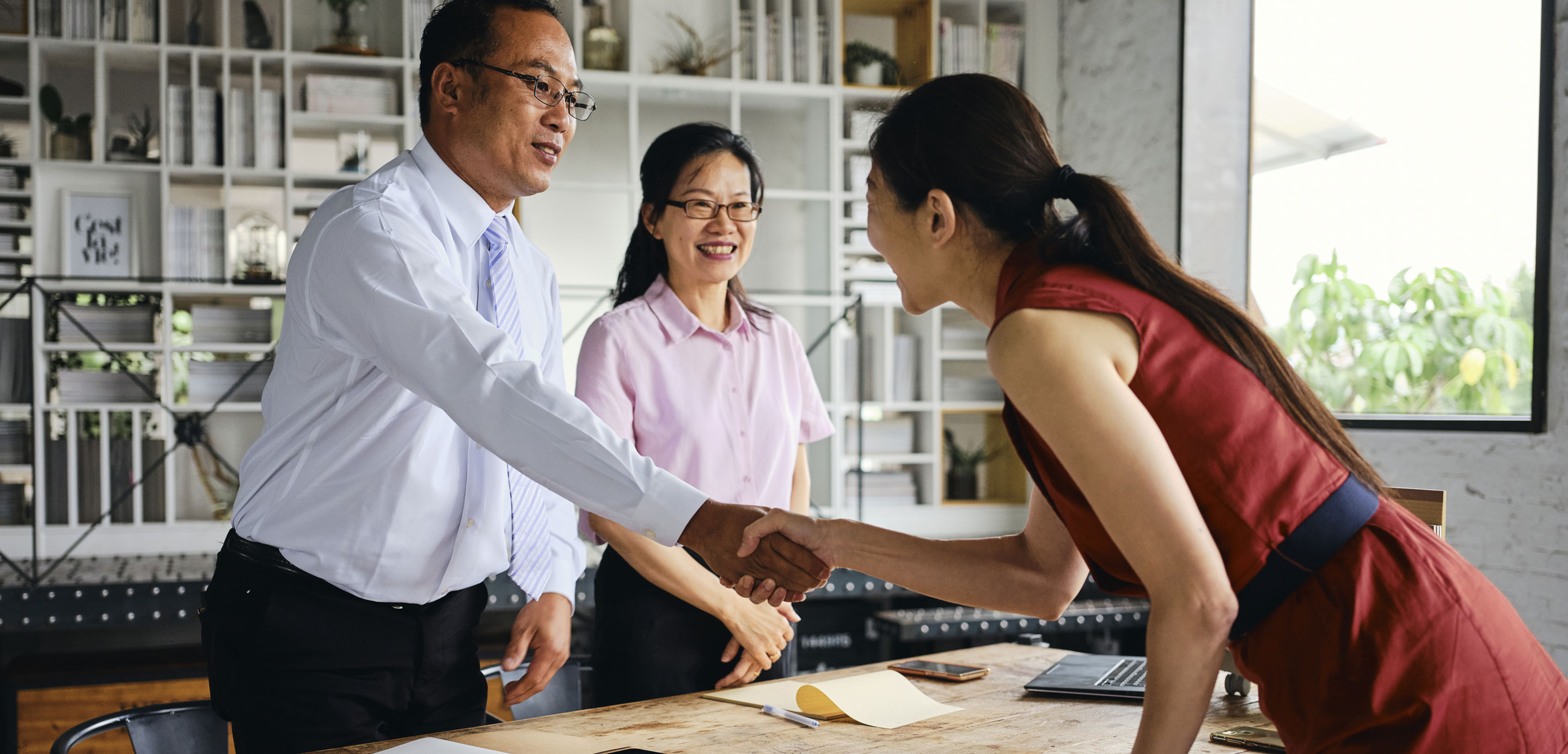 Businessman learning trade financing for business success Businessman learning trade financing for business success